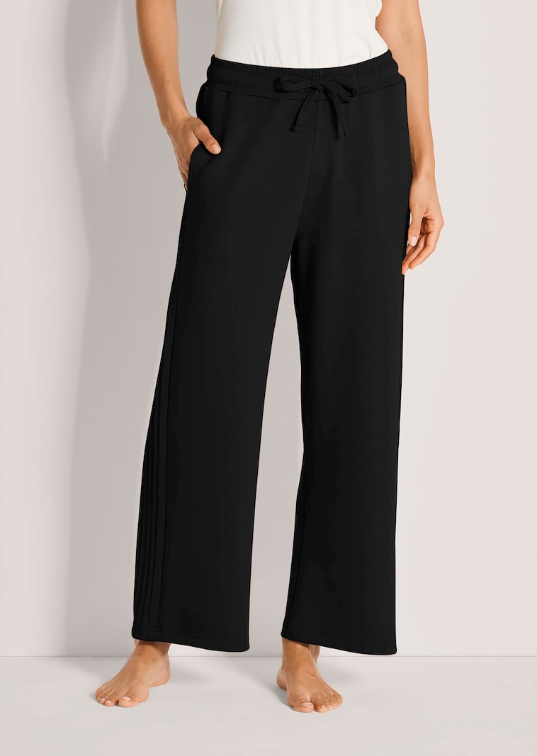 Pantalon de détente ample à liserés