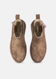 Boots van suède met plateauzool thumbnail 3