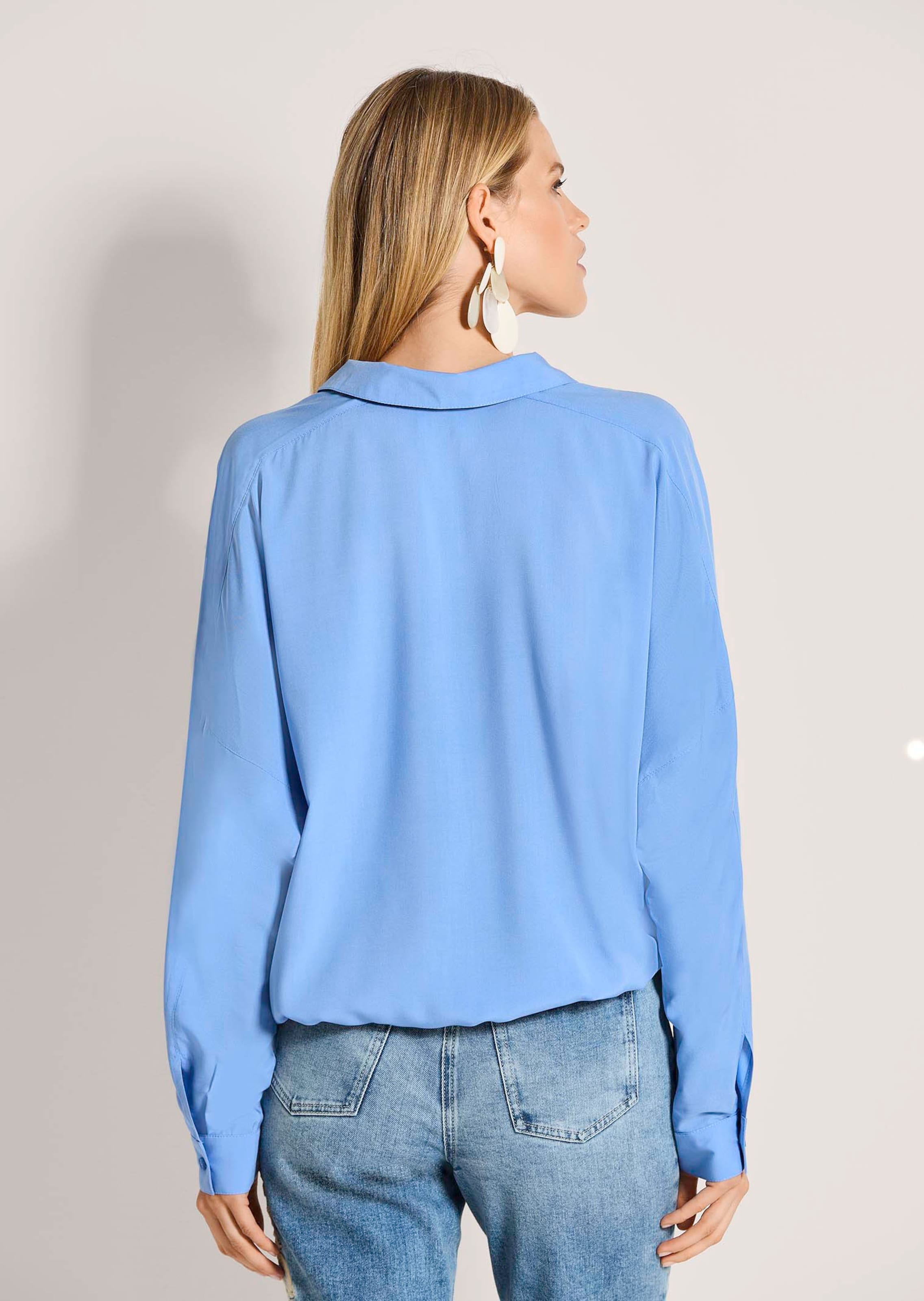 Wrap-style blouse thumbnail 4