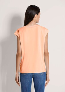Sleeveless top with a wide ribbed trim thumbnail 3