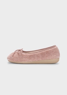 Ballerina-Hausschuhe mit Schleife thumbnail 5