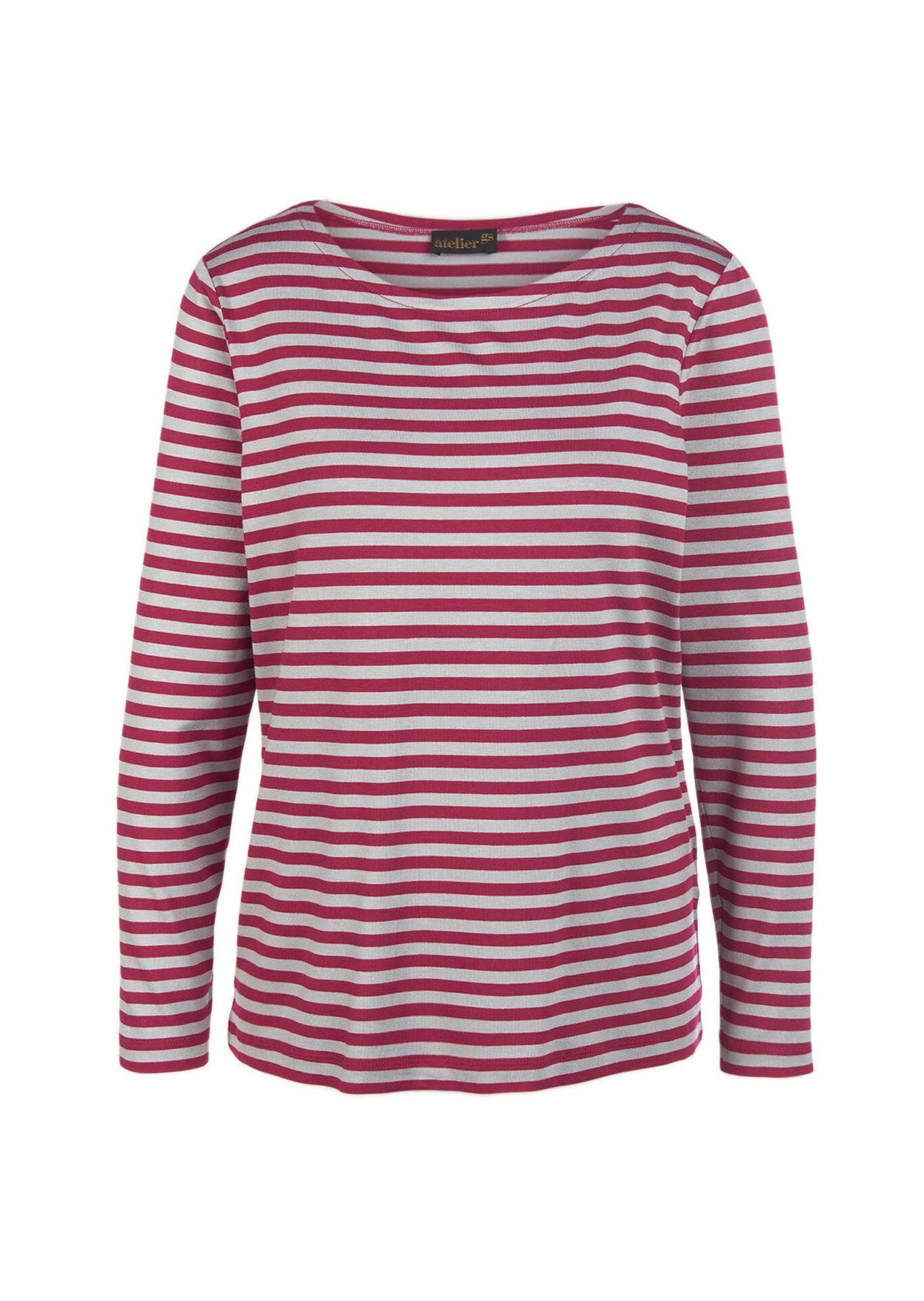 Meerkleurig gebreid, gestreept shirt