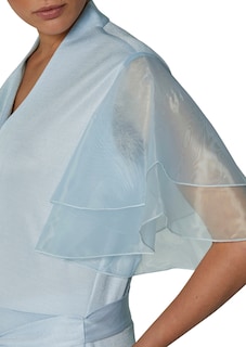 Bluse im Metallic-Look mit transparenten Ärmeln thumbnail 6