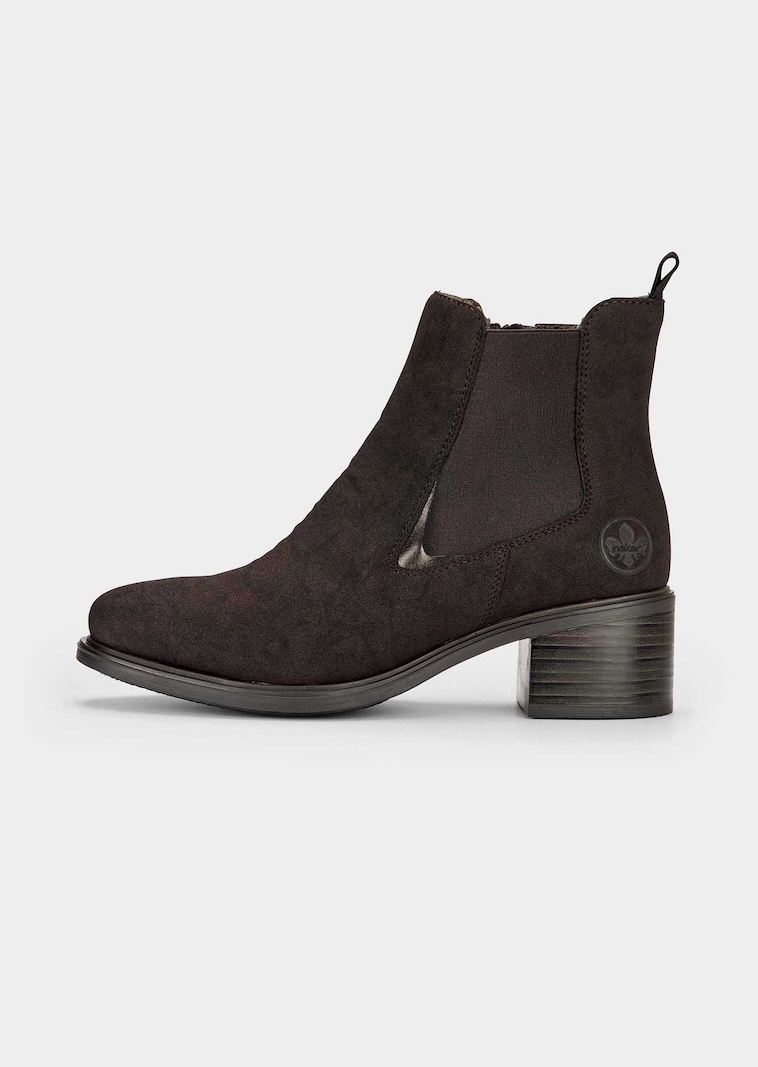 Bottines en aspect daim