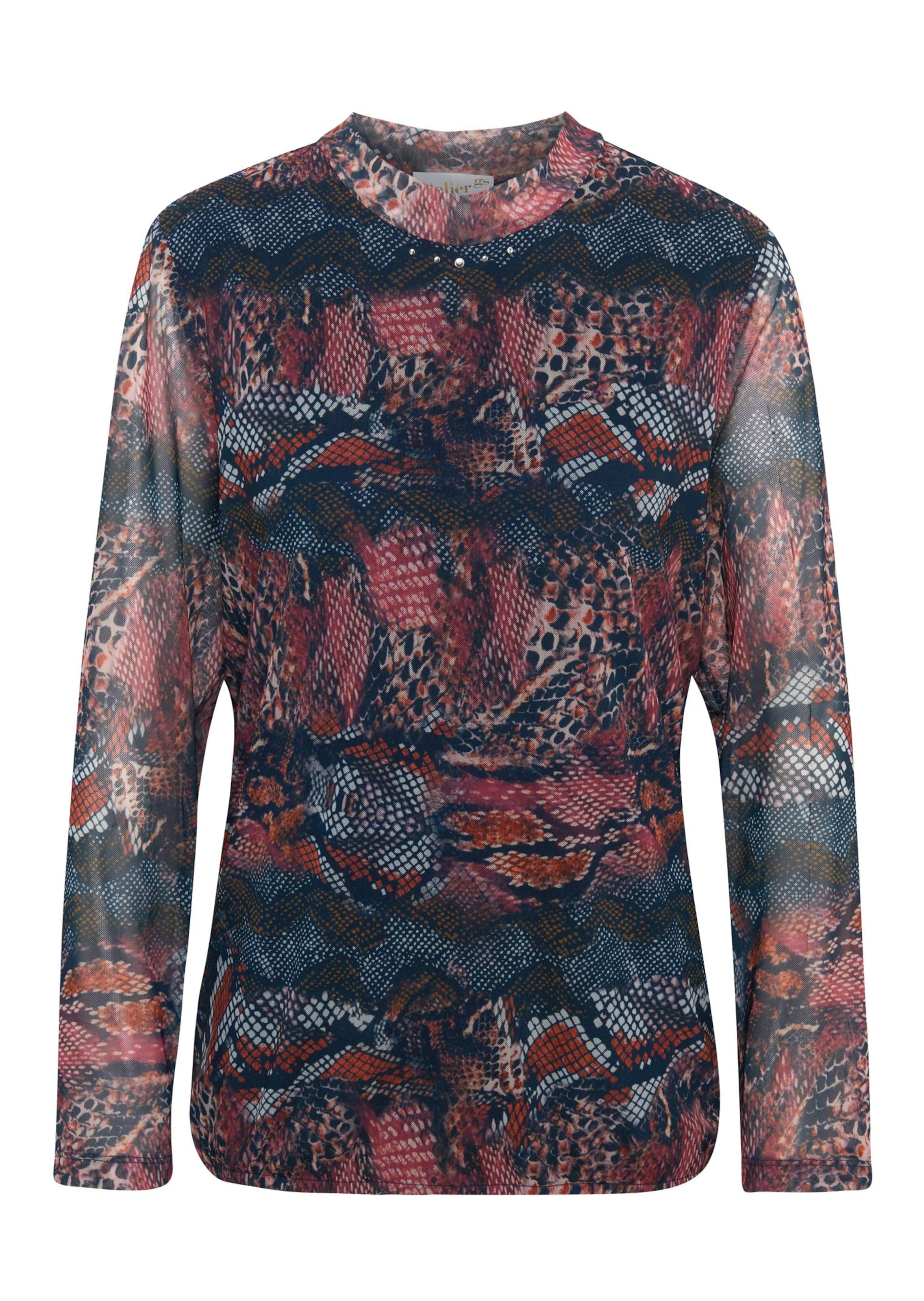 T-shirt imprimé à manches transparentes