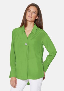 Seidenbluse mit edlem Schmuckknopf thumbnail 2