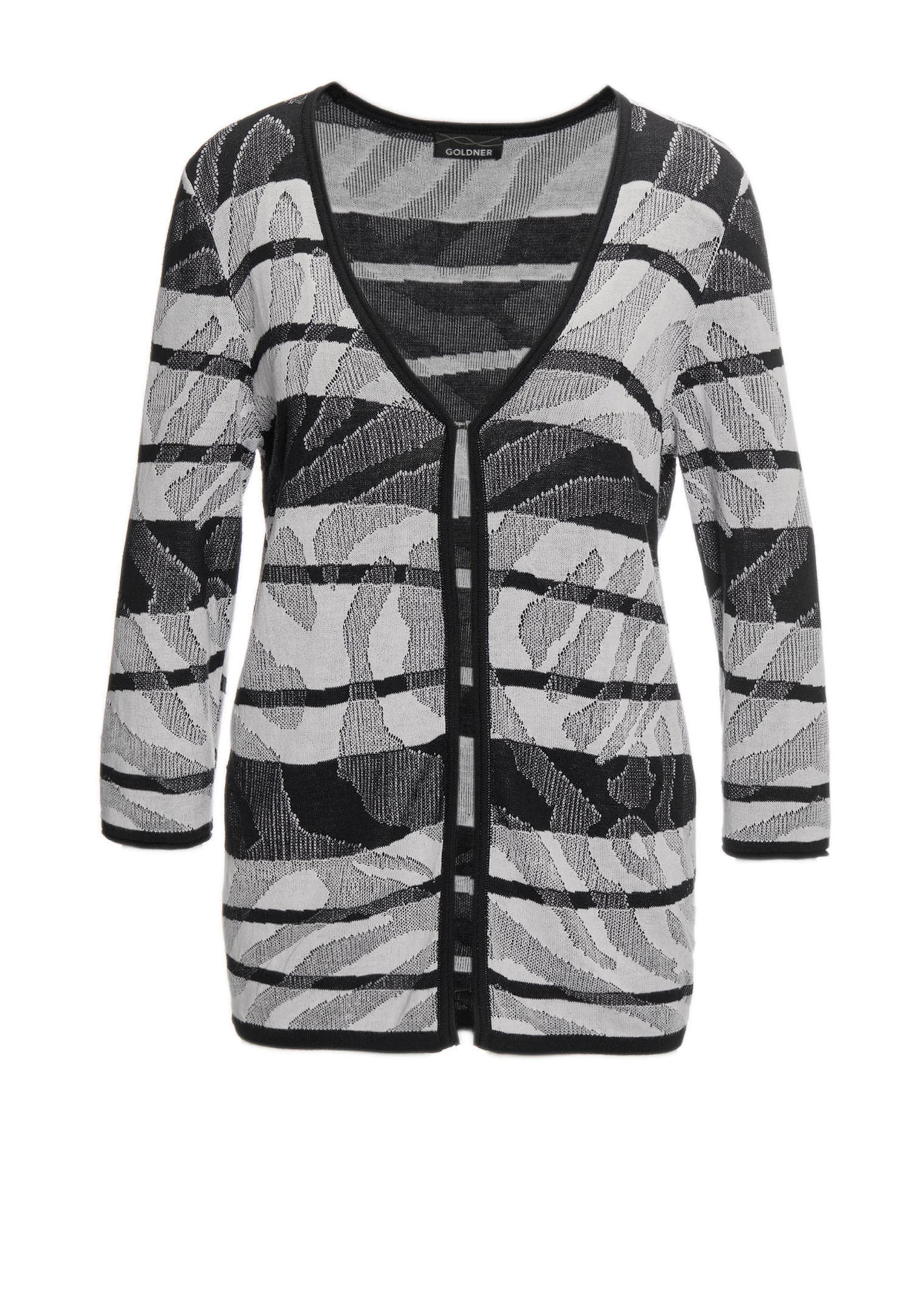 Strickjacke mit V-Ausschnitt