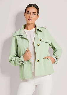 Korte jas in trench-stijl thumbnail 2