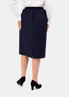 Klassieke scheerwollen rok met elastische tailleband thumbnail 2