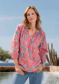 Paisleyblouse van zachte viscose thumbnail 7