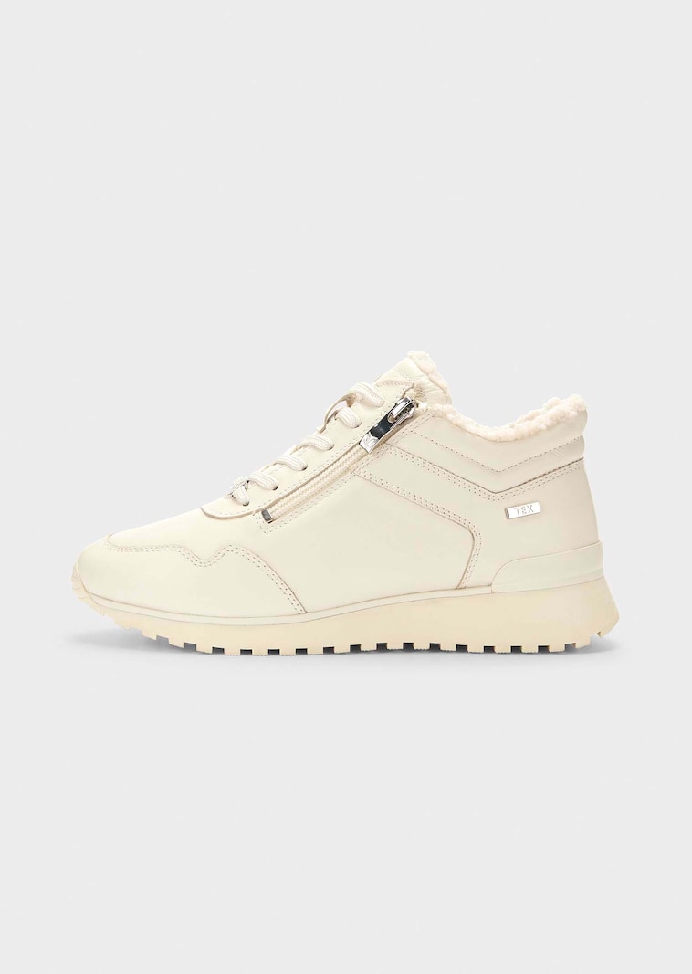 Hoge sneakers met voering van teddy