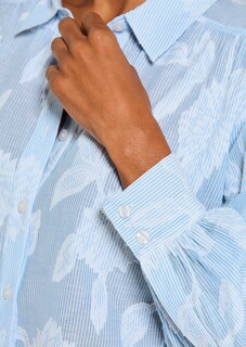 Jacquard shirt with pattern mix thumbnail 6