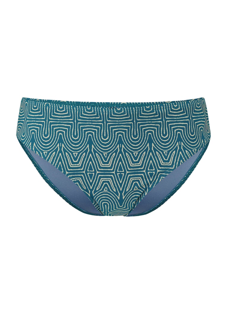 Bikinihose mit Kontrastfutter
