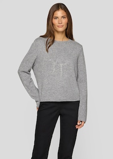 Strickpullover mit Wolle und Modal thumbnail 1