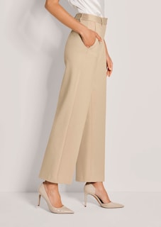 Ankle-free jersey trousers with centre creases thumbnail 5