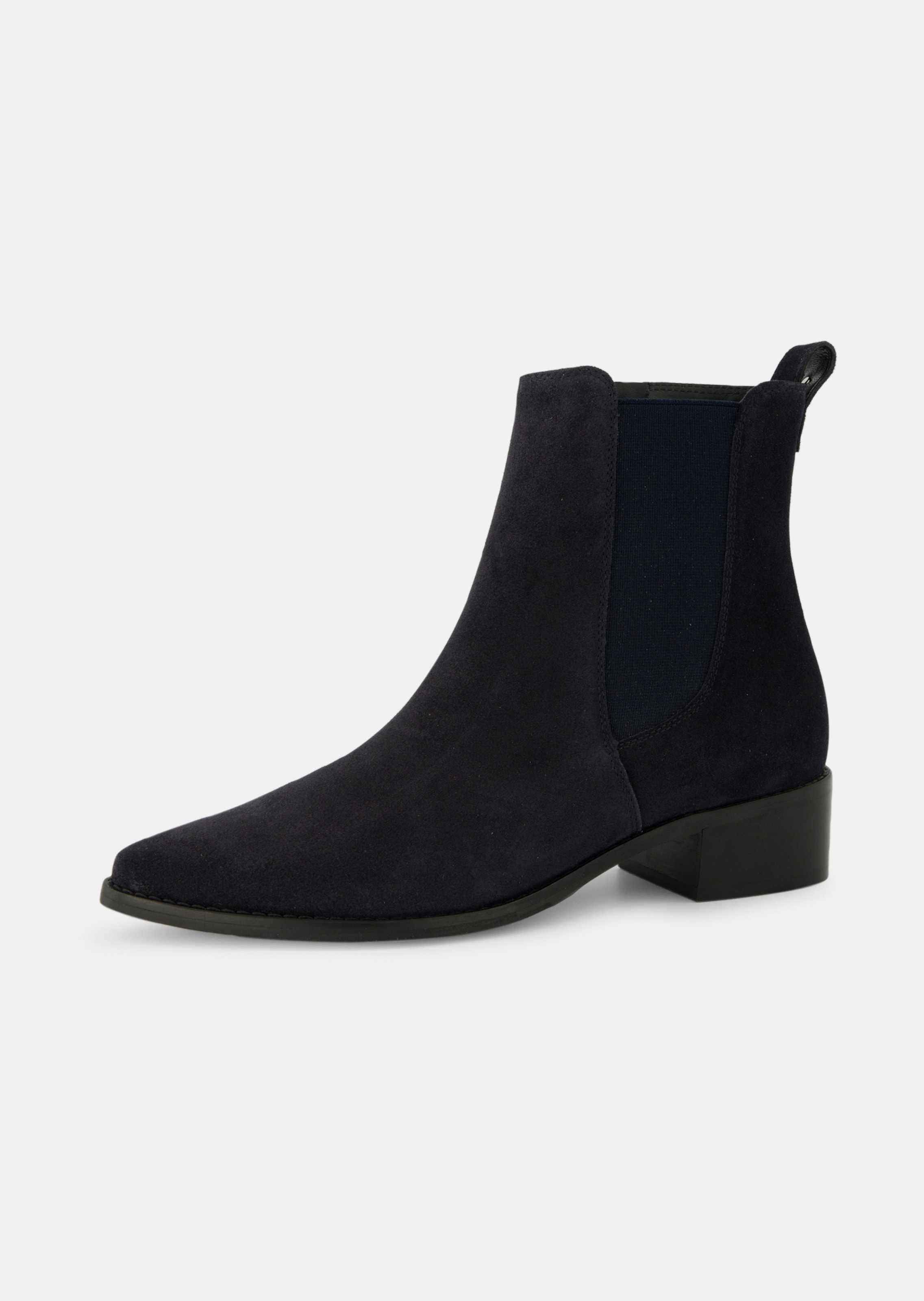 Chelsea-Stiefeletten mit spitzer Kappe