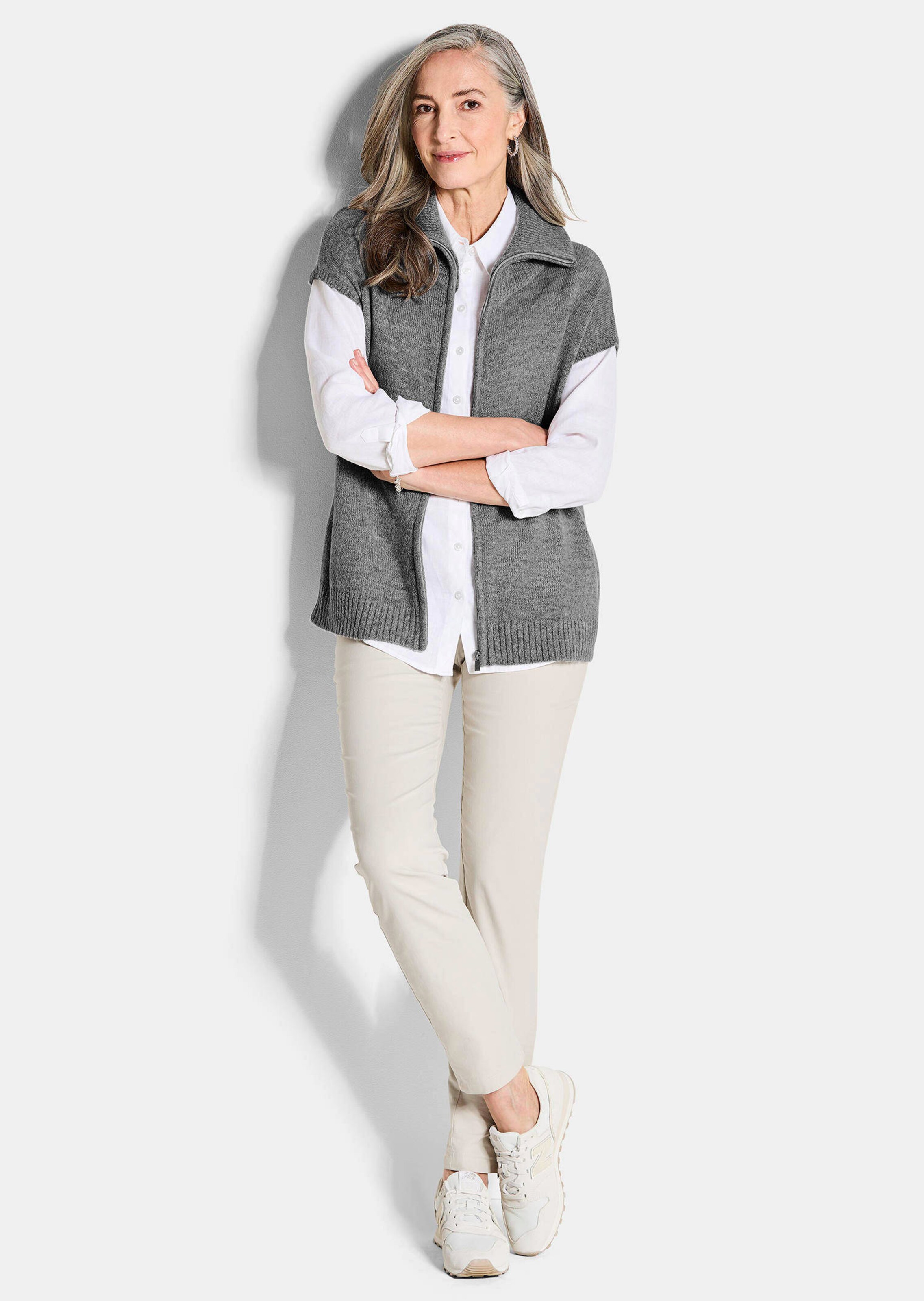 Gilet en tricot avec fermeture zippée thumbnail 2