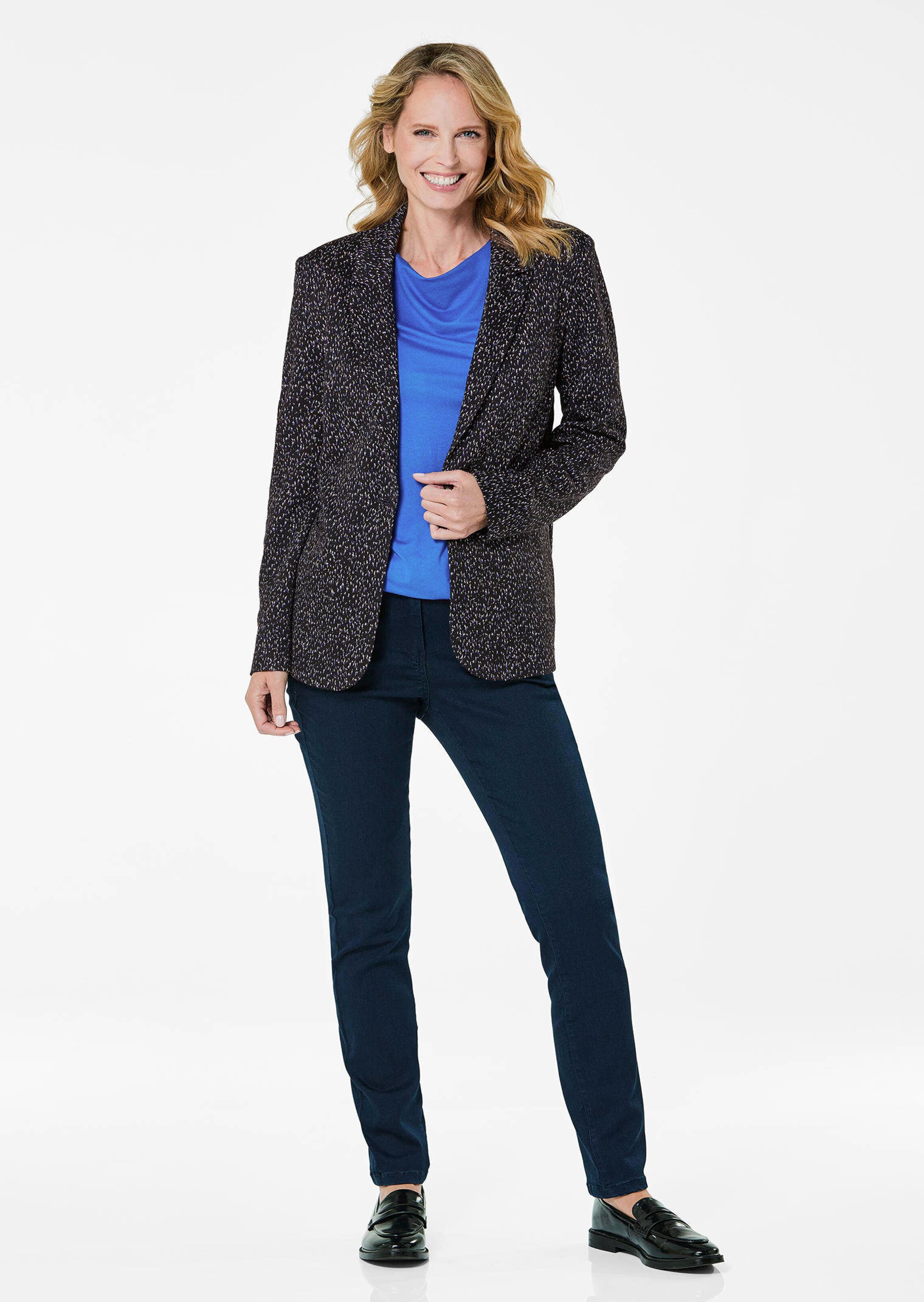 Blazer mit Multicolor Allover-Druck thumbnail 2