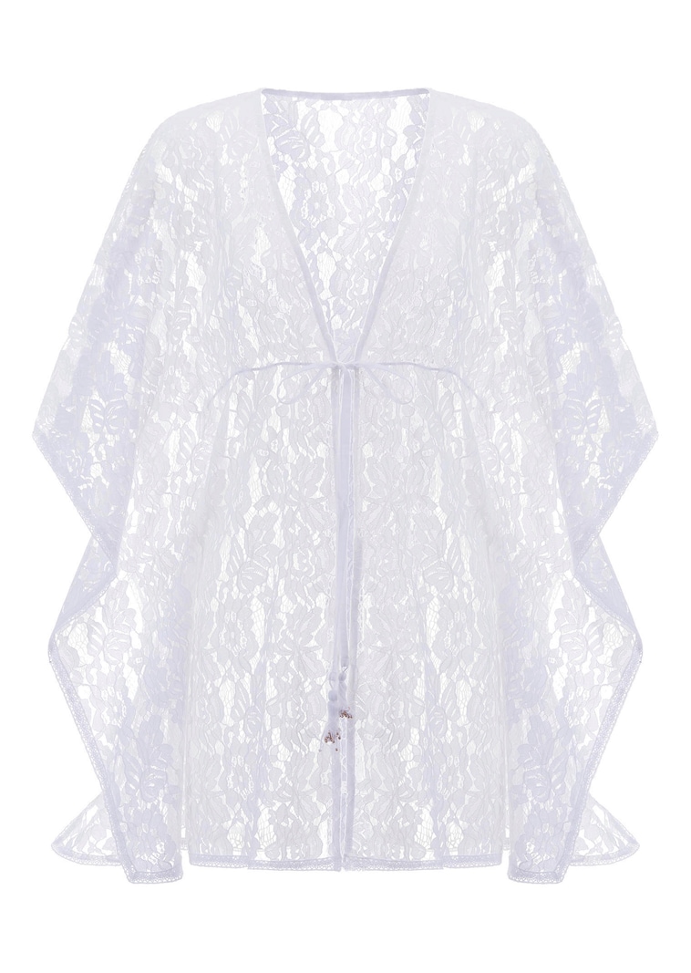 Blouse de plage en dentelle légère