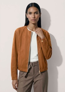 Blouson in velour look thumbnail 2