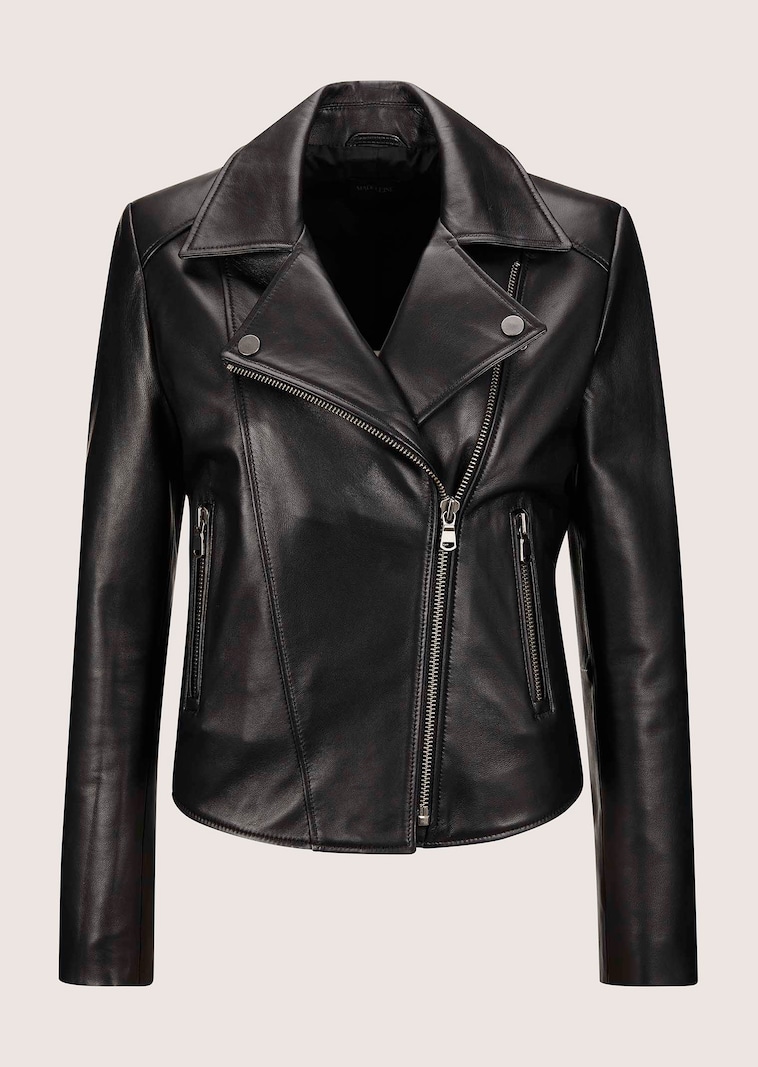 Lederjacke im Biker-Style