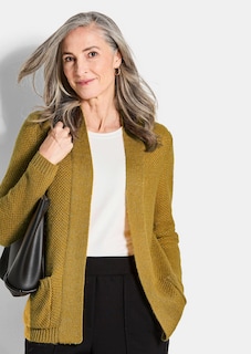 Pehmeä cardigan-mallinen neuletakki thumbnail 4