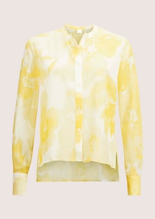 Rundhals-Bluse mit Unikat-Print thumbnail 7