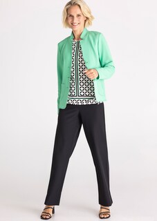 Jersey-Shirt mit Gummibund und Knotendetail thumbnail 2