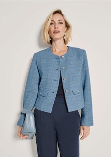 Kurzer Tweed-Blazer thumbnail 5