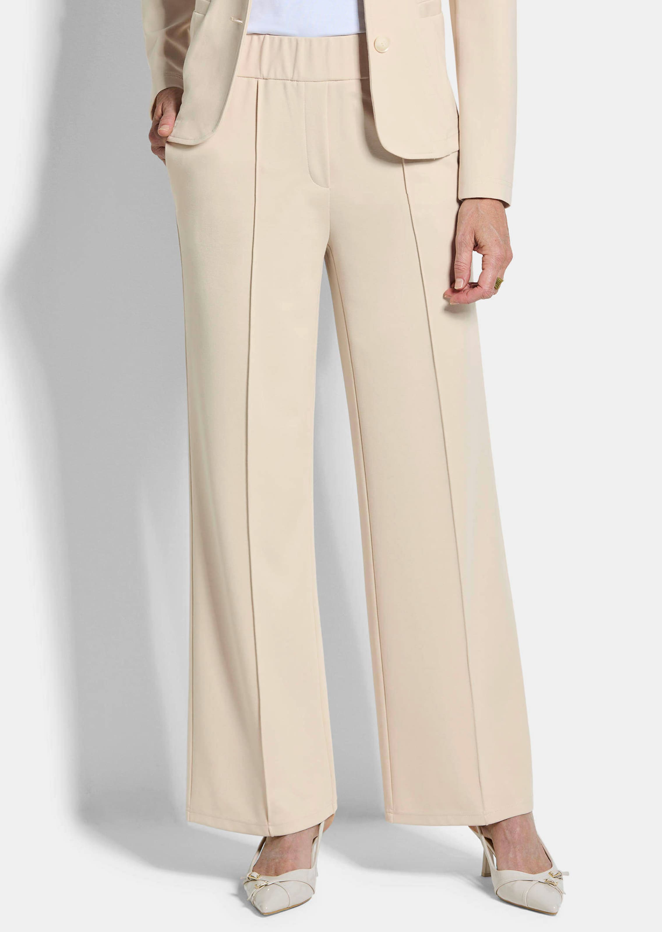 Jersey-Hose VERA mit Biesen