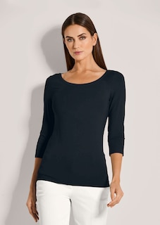 Shirt mit U-Boot-Ausschnitt thumbnail 2