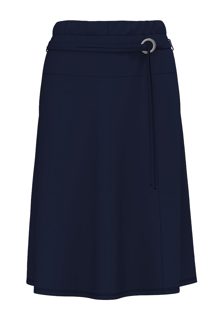 Jupe ample en jersey, avec ceinture
