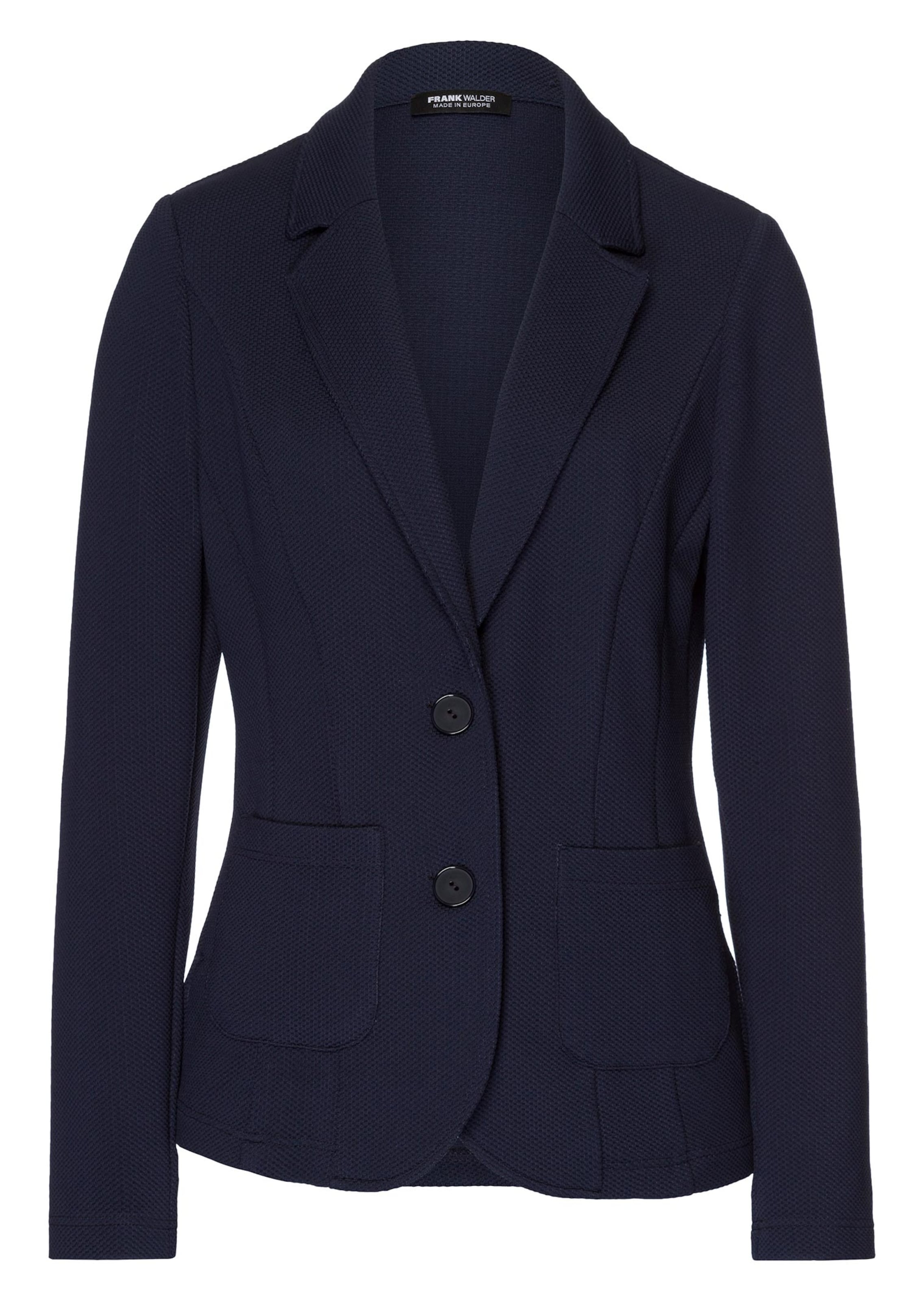 Jerseyblazer aus Strukturware mit Taschen