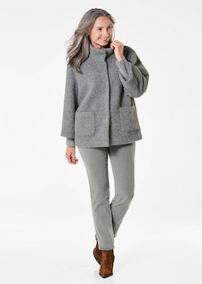Modische Jacke mit Strickbündchen thumbnail 2