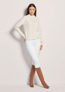 Kurzer Stehkragen-Pullover mit Good Cashmere thumbnail 3