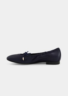 Leren ballerina's met een klassiek strikje thumbnail 4