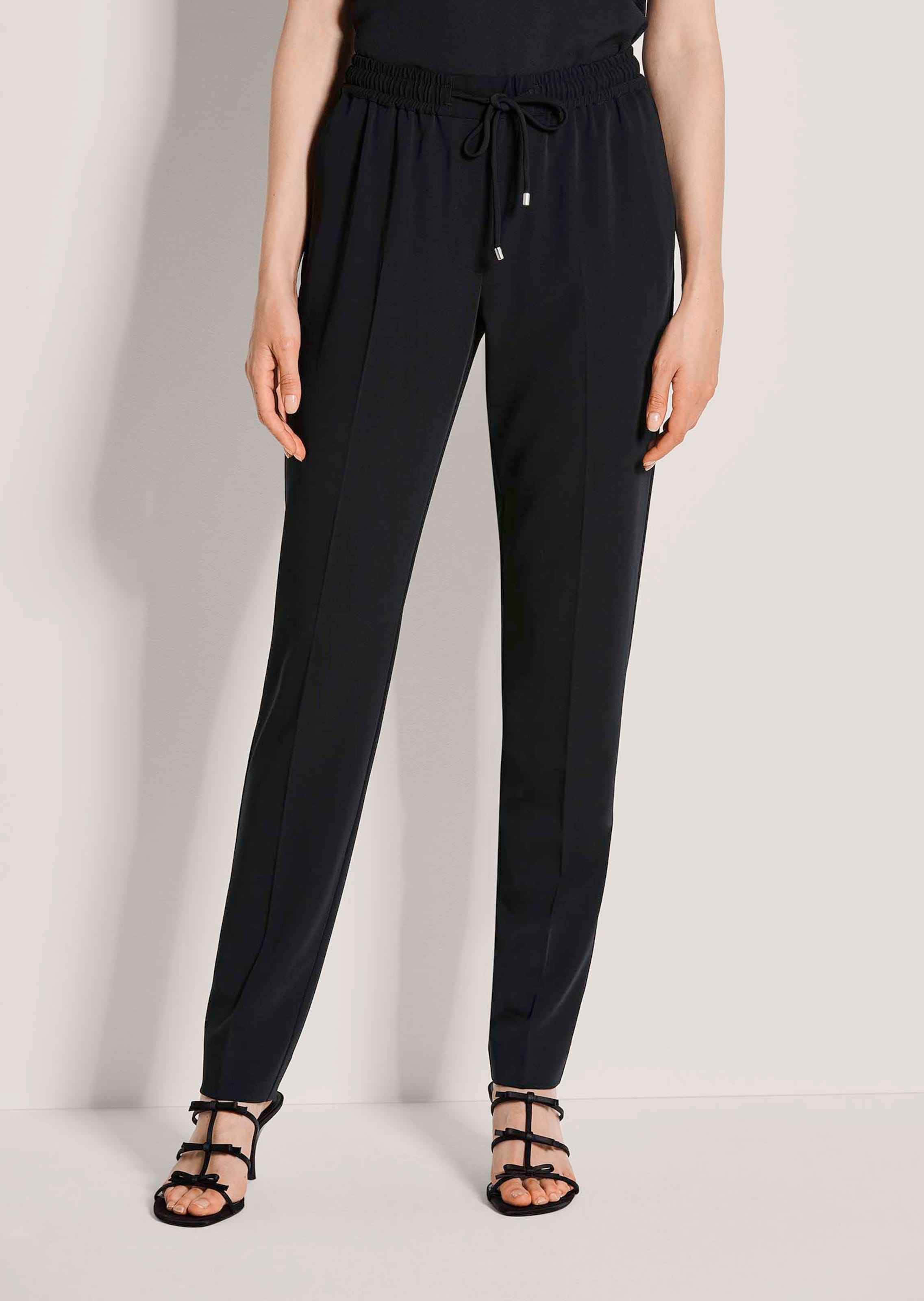 Joggpants met persvouwen