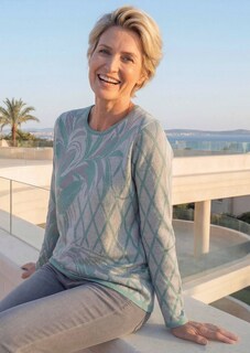 Pflegeleichter Strickpullover mit Baumwolle thumbnail 7