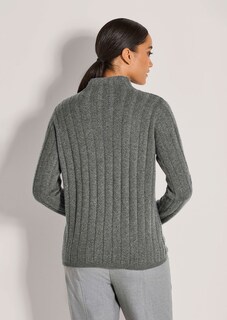 Cashmere stand-up collar jumper thumbnail 4