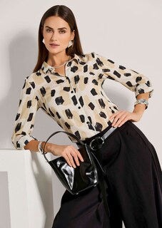Blouse with unique print thumbnail 5