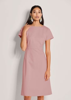 Robe fourreau avec encolure bateau et manches courtes thumbnail 2