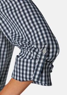 Ausgestelltes Longhemd mit Vichy-Karo thumbnail 6