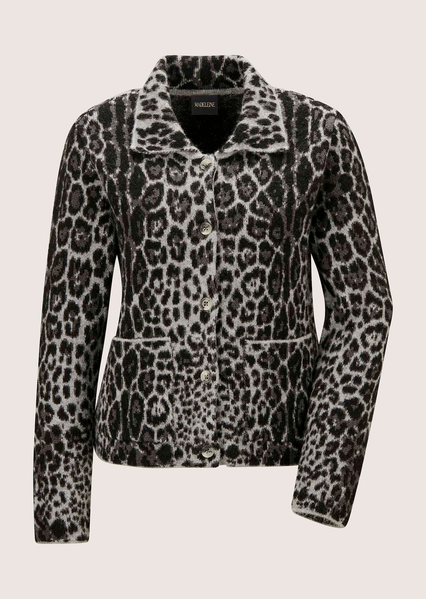 Cardigan très tendance avec motif léopard