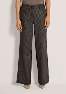 Pinstripe trousers with wide-leg trousers thumbnail 2