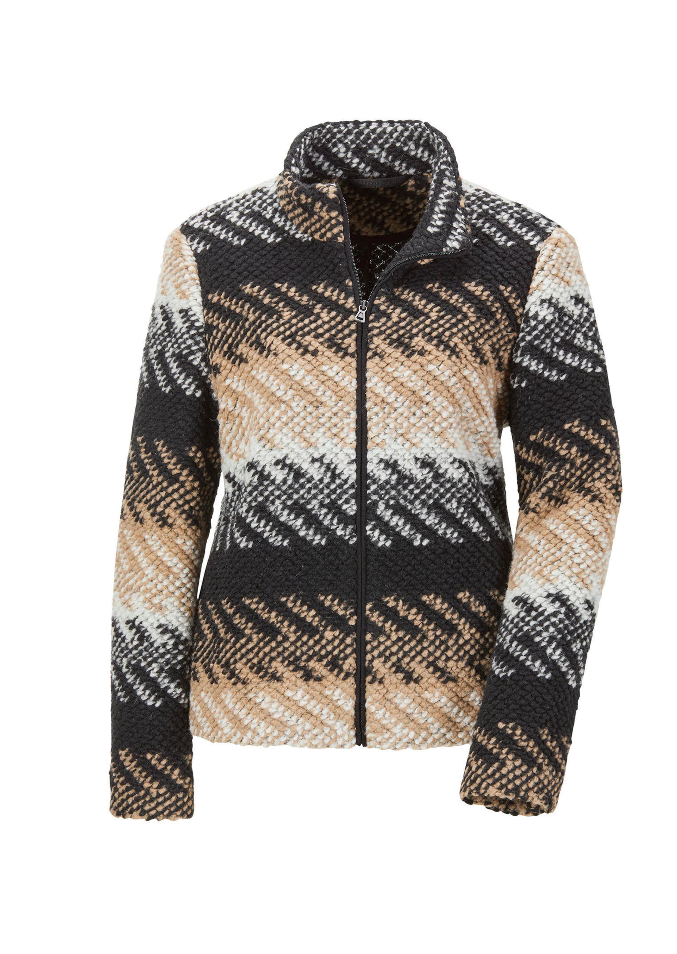 Veste en laine avec motif jacquard