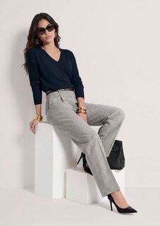 Pull en V en bon cachemire thumbnail 4