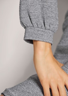 Lässiges Rundhals-Kleid mit Taschen thumbnail 6