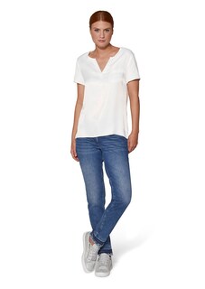 Blusenshirt im stylischen Material-Mix thumbnail 3
