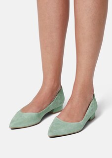 Spitze Ballerinas aus Veloursleder thumbnail 5