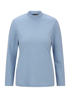 Langarmshirt mit Stehkragen aus Baumwolle thumbnail 6